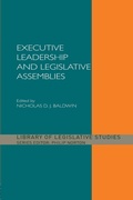 Cover: Executive Leadership and Legislative Assemblies - Routledge