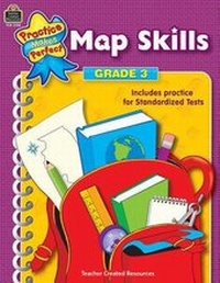 Enlarge image Cover: Map Skills Grade 3 - TEACHER CREATED RESOURCES