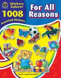 Enlarge image Cover: For All Reasons Sticker Book - TEACHER CREATED RESOURCES