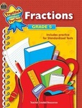 Cover: Fractions, Grade 5 - TEACHER CREATED RESOURCES