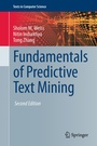 Cover: Fundamentals of Predictive Text Mining - Springer