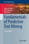 Cover: Fundamentals of Predictive Text Mining - Springer