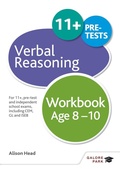 Cover: Verbal Reasoning Workbook Age 8-10 - Galore Park Publishing Ltd