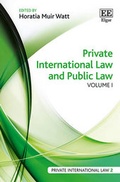 Cover: Private International Law and Public law - Edward Elgar Publishing
