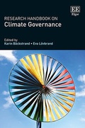 Cover: Research Handbook on Climate Governance - Edward Elgar Publishing