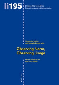 Abbildung von: Observing Norm, Observing Usage - Peter Lang Verlag