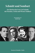 Cover: Schmitt und Sombart. - Duncker & Humblot