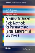 Cover: Certified Reduced Basis Methods for Parametrized Partial Differential Equations - Springer