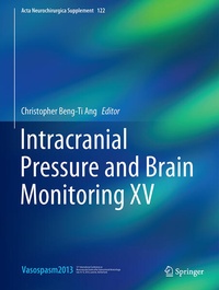 Abbildung von: Intracranial Pressure and Brain Monitoring XV - Springer