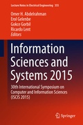 Cover: Information Sciences and Systems 2015 - Springer