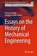 Cover: Essays on the History of Mechanical Engineering - Springer