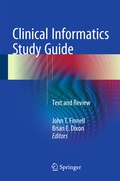 Cover: Clinical Informatics Study Guide - Springer