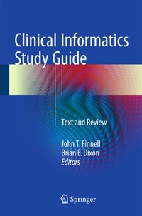 Enlarge image Cover: Clinical Informatics Study Guide - Springer