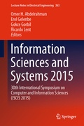 Cover: Information Sciences and Systems 2015 - Springer