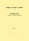 Cover: Oriens Christianus 82 (1998) - Harrassowitz Verlag