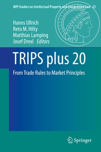 Enlarge image Cover: TRIPS plus 20 - Springer