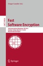 Cover: Fast Software Encryption - Springer