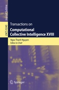 Cover: Transactions on Computational Collective Intelligence XVIII - Springer