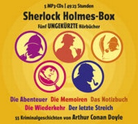 Enlarge image Cover: Sherlock Holmes Box - RADIOROPA Hörbuch ein Imprint von steinbach sprechende bücher e.Kfr.
