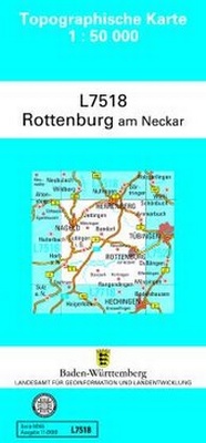 Abbildung von: L7518 Rottenburg am Neckar - Landesamt für Geoinformation und Landentwicklung Baden-Württemberg (LGL)