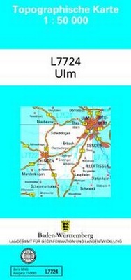 Abbildung von: L7724 Ulm - Landesamt für Geoinformation und Landentwicklung Baden-Württemberg (LGL)
