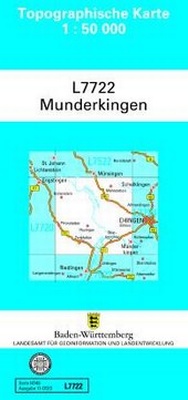 Abbildung von: L7722 Munderkingen - Landesamt für Geoinformation und Landentwicklung Baden-Württemberg (LGL)
