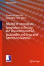 Cover: 8th RILEM International Symposium on Testing and Characterization of Sustainable and Innovative Bituminous Materials - Springer