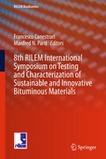 Cover: 8th RILEM International Symposium on Testing and Characterization of Sustainable and Innovative Bituminous Materials - Springer