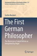 Cover: The First German Philosopher - Springer