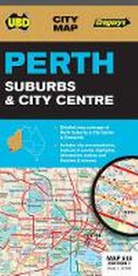 Abbildung von: Perth Suburbs & City Centre Map 618 7th ed - UBD Gregory's