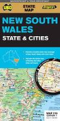 Abbildung von: NSW State & Cities Map 219 7th ed (waterproof) - UBD Gregory's
