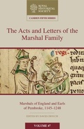 Cover: The Acts and Letters of the Marshal Family - Cambridge University Press