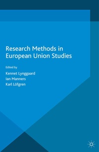 Enlarge image Cover: Research Methods in European Union Studies - Palgrave Macmillan