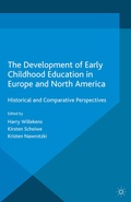 Cover: The Development of Early Childhood Education in Europe and North America - Palgrave Macmillan