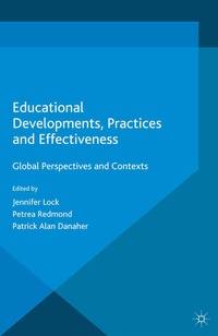 Enlarge image Cover: Educational Developments, Practices and Effectiveness - Palgrave Macmillan