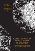 Cover: Language Vitality Through Bible Translation - Peter Lang Verlag