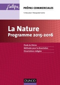 Cover: La Nature - Programme 2015-2016 - Dunod
