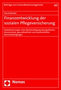 Cover: Finanzentwicklung der sozialen Pflegeversicherung - Nomos