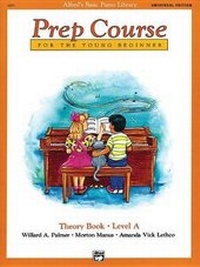 Enlarge image Cover: Alfred's Basic Piano Library Prep Course Theory A - Alfred Publishing Company Inc
