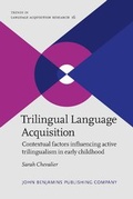Cover: Trilingual Language Acquisition - John Benjamins Publishing Co
