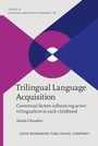 Cover: Trilingual Language Acquisition - John Benjamins Publishing Company