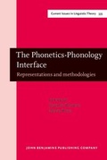Cover: The Phonetics-Phonology Interface - John Benjamins Publishing Company