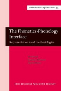 Enlarge image Cover: The Phonetics-Phonology Interface - John Benjamins Publishing Company