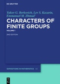 Bild: Characters of Finite Groups. Volume 1 - De Gruyter
