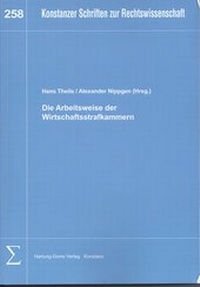 Abbildung von: Die Arbeitsweise der Wirtschaftsstrafkammern - Hartung-Gorre