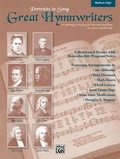 Cover: Great Hymnwriters (Portraits in Song) - Alfred Publishing Company Inc