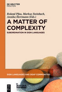 Enlarge image Cover: A Matter of Complexity - De Gruyter Mouton