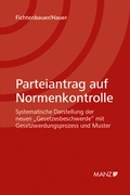 Cover: Parteiantrag auf Normenkontrolle - Manz
