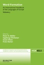 Cover: Word-Formation - De Gruyter Mouton