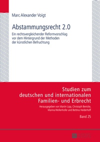 Abbildung von: Abstammungsrecht 2.0 - Peter Lang Verlag